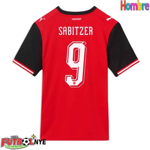 Camiseta Austria Marcel Sabitzer #9 Primera Equipación Mundial 2026 manga corta